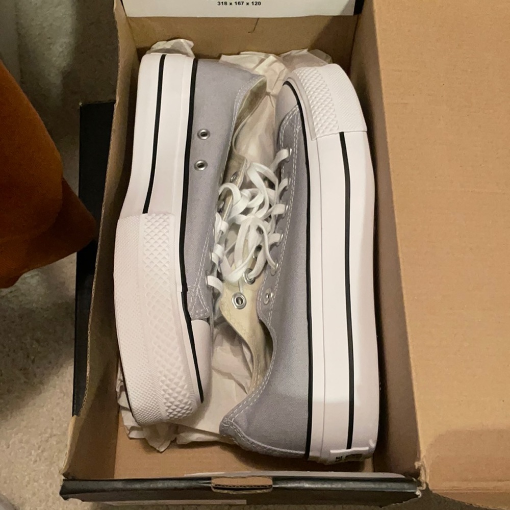 Platform low top converse